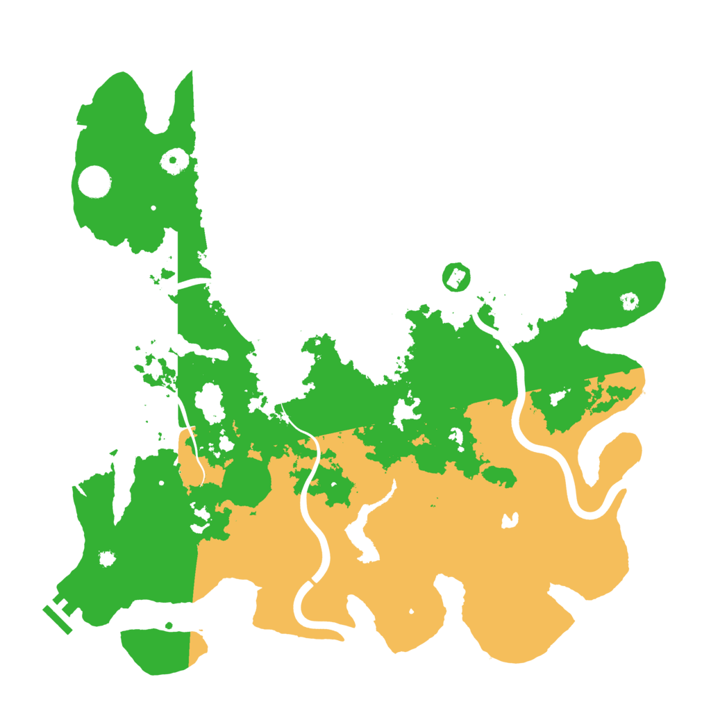 Biome Rust Map: Procedural Map, Size: 4000, Seed: 19292