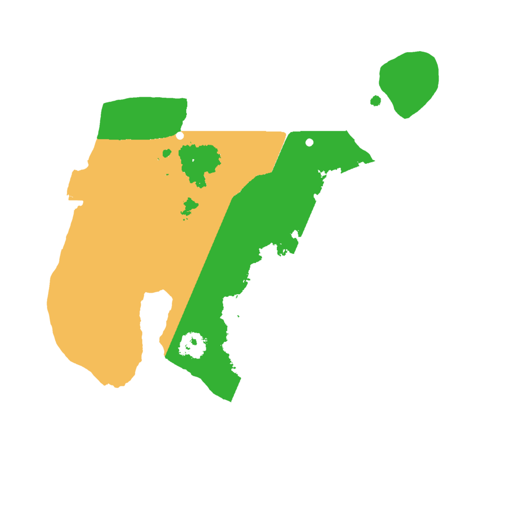 Biome Rust Map: Procedural Map, Size: 2000, Seed: 6410