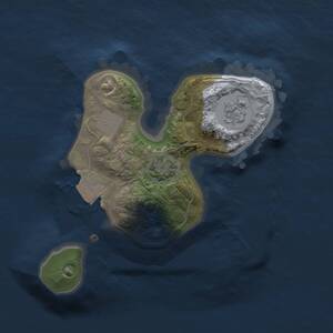 Thumbnail Rust Map: Procedural Map, Size: 1600, Seed: 842771600, 3 Monuments