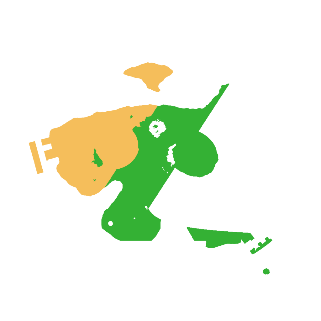 Biome Rust Map: Procedural Map, Size: 2000, Seed: 1050135183