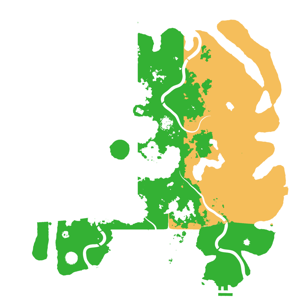 Biome Rust Map: Procedural Map, Size: 4300, Seed: 5238942