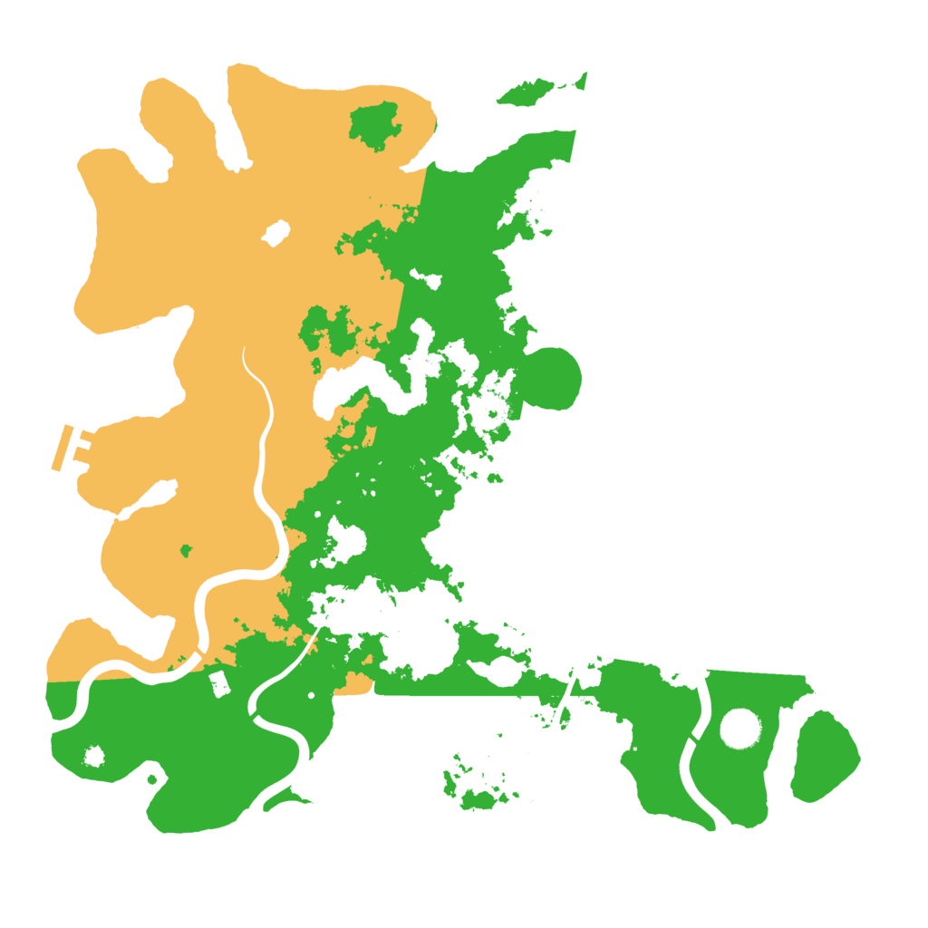 Biome Rust Map: Procedural Map, Size: 4000, Seed: 9378