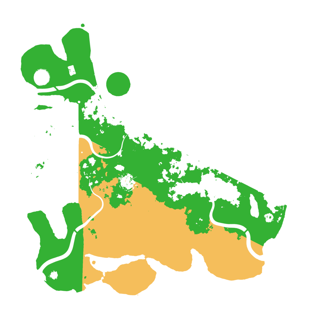 Biome Rust Map: Procedural Map, Size: 3500, Seed: 847840961