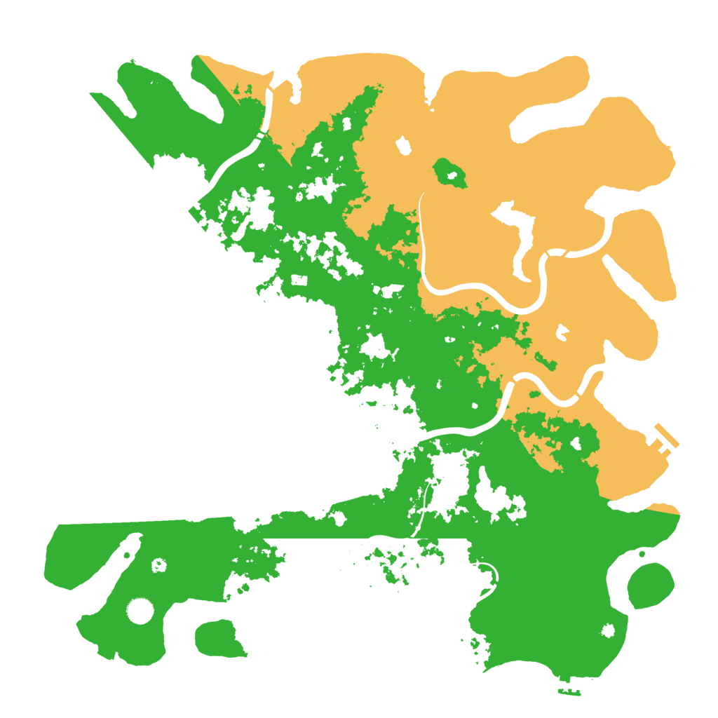 Biome Rust Map: Procedural Map, Size: 4750, Seed: 359300150
