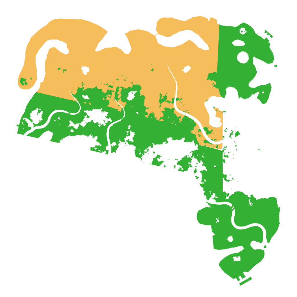 Biome Rust Map: Procedural Map, Size: 4500, Seed: 480139886