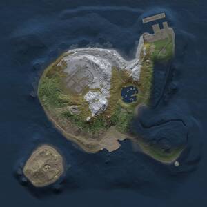 Thumbnail Rust Map: Procedural Map, Size: 1800, Seed: 512938754, 4 Monuments