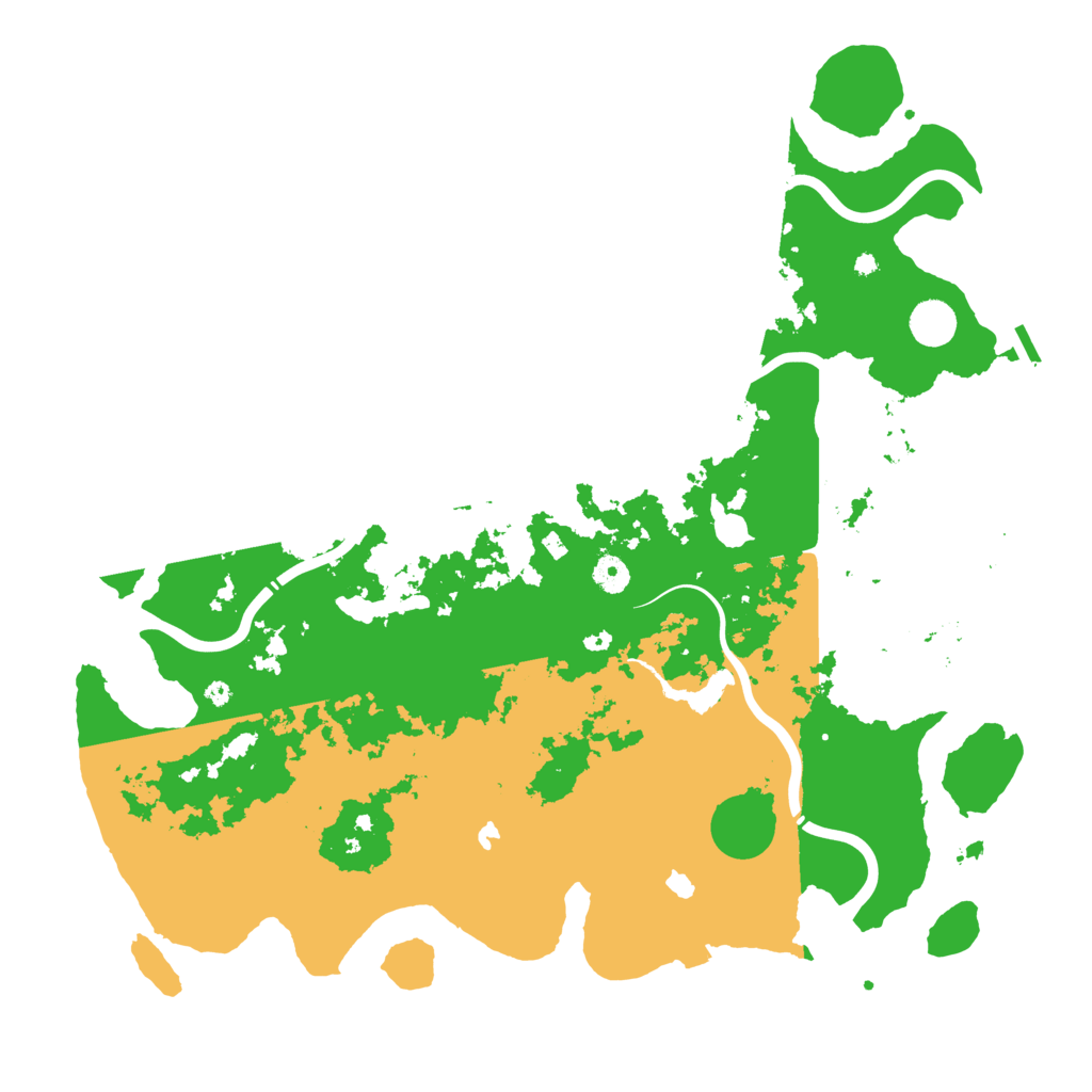 Biome Rust Map: Procedural Map, Size: 4500, Seed: 411549909