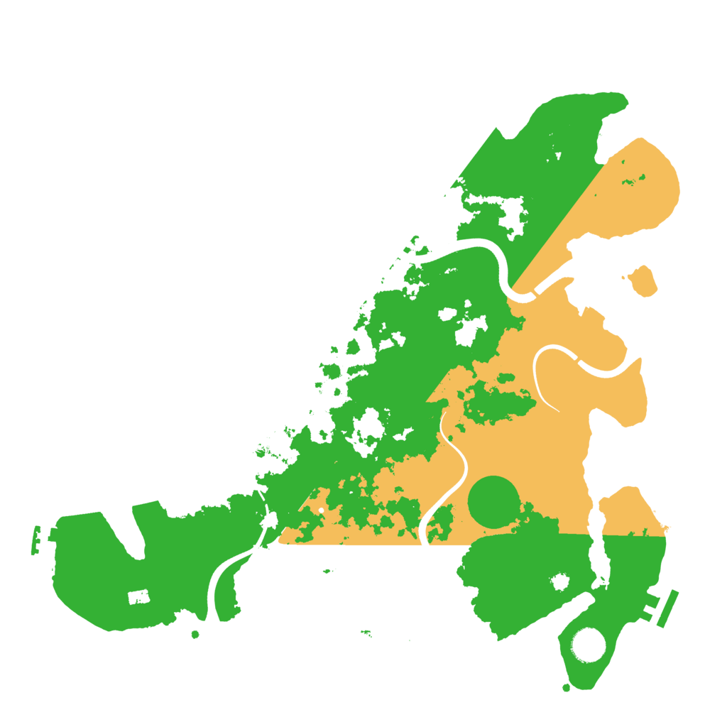 Biome Rust Map: Procedural Map, Size: 3750, Seed: 1050450903