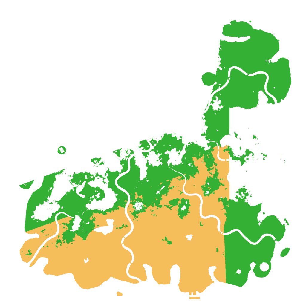 Biome Rust Map: Procedural Map, Size: 6000, Seed: 12456789