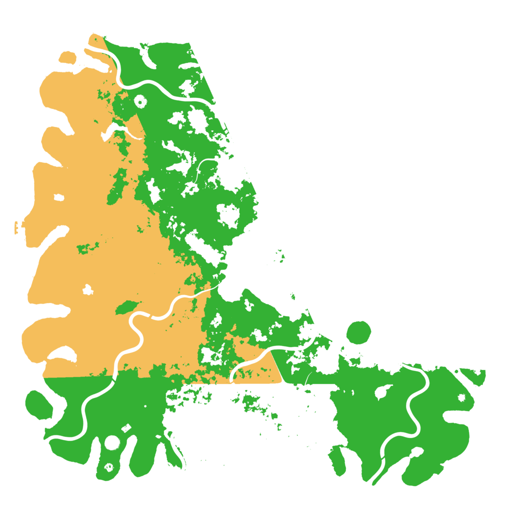Biome Rust Map: Procedural Map, Size: 6000, Seed: 1308021918