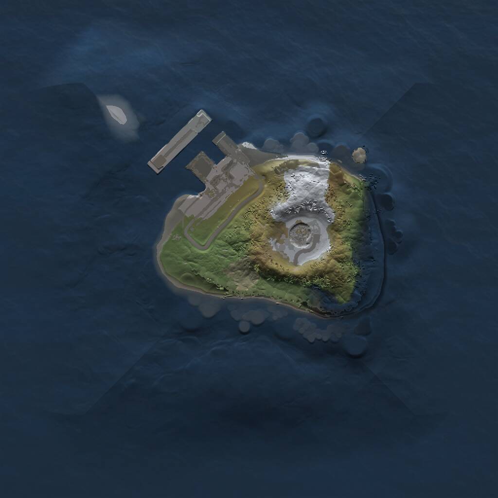 Rust Map: Procedural Map, Size: 1300, Seed: 5647, 3 Monuments