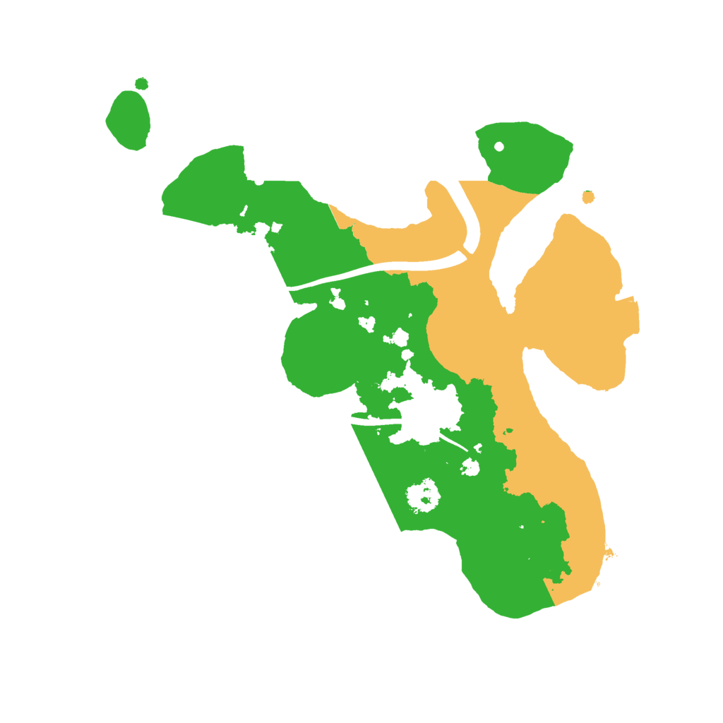 Biome Rust Map: Procedural Map, Size: 2250, Seed: 657059739