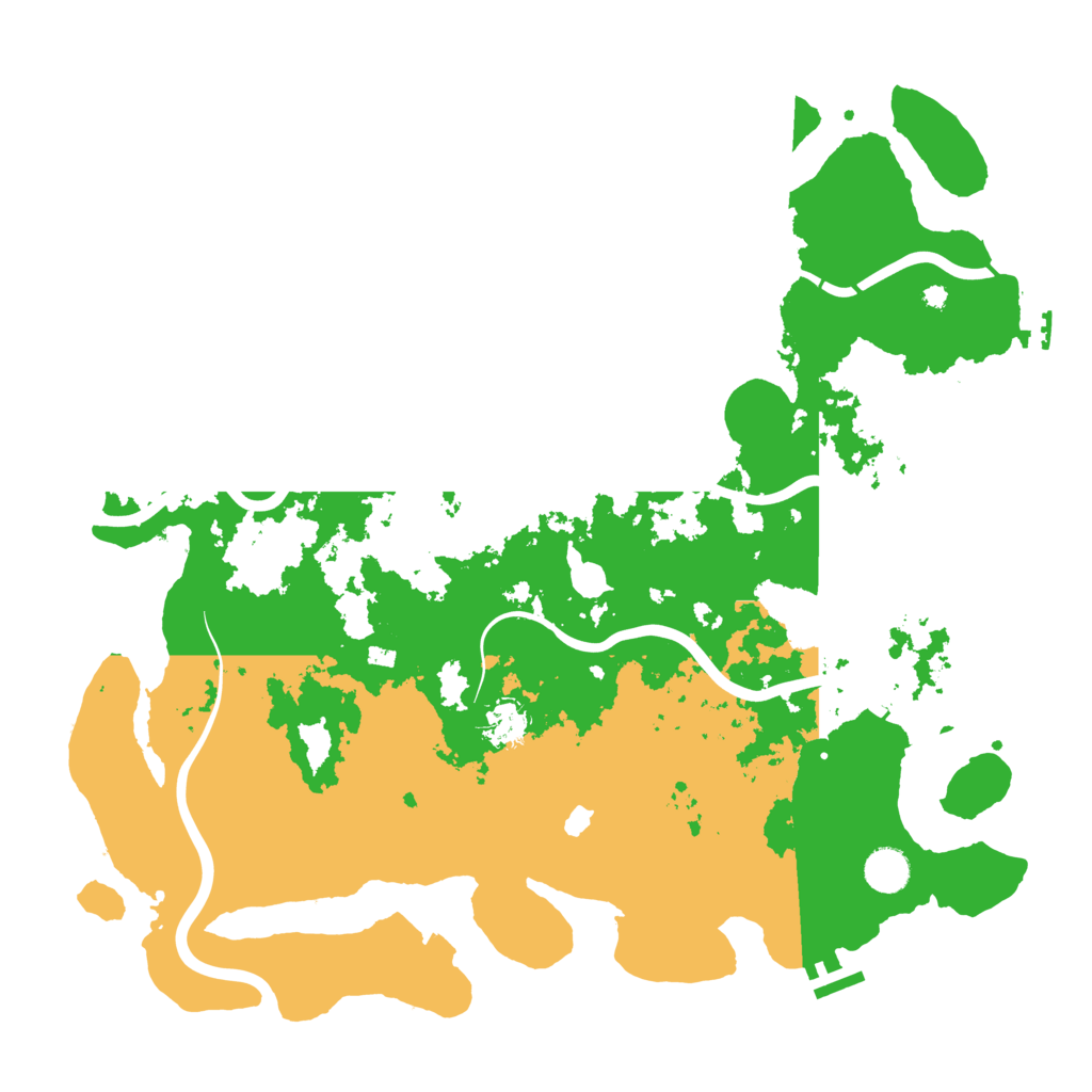 Biome Rust Map: Procedural Map, Size: 4250, Seed: 1842342848