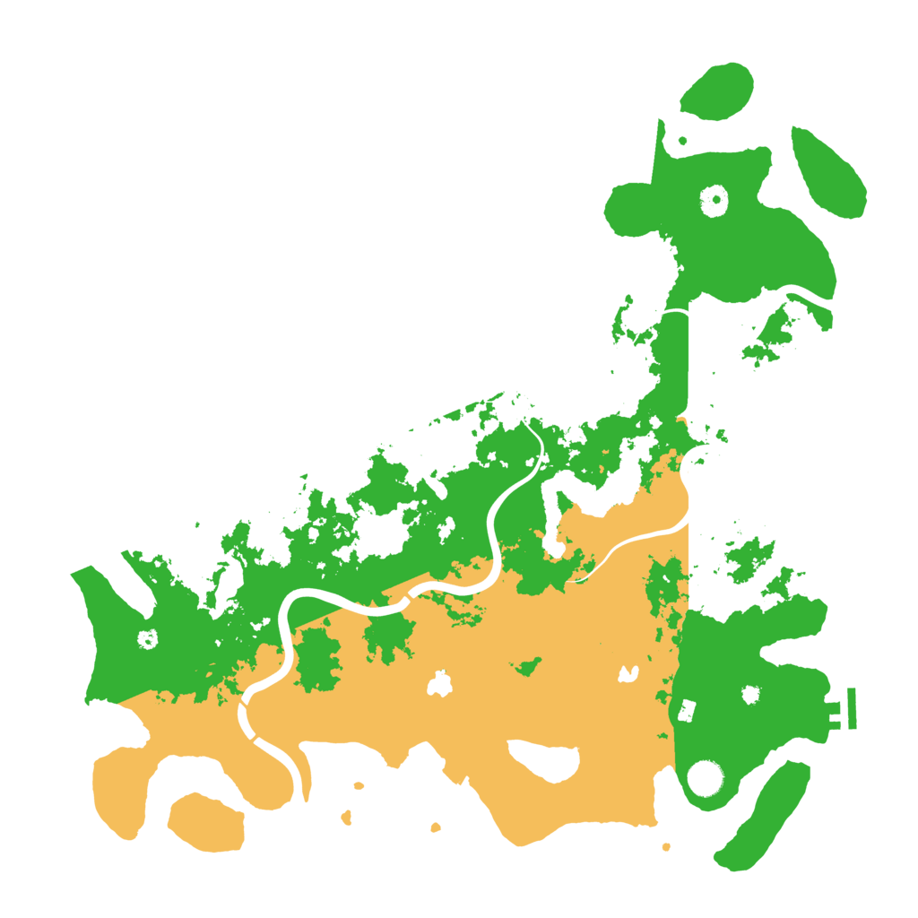 Biome Rust Map: Procedural Map, Size: 4500, Seed: 1355719970