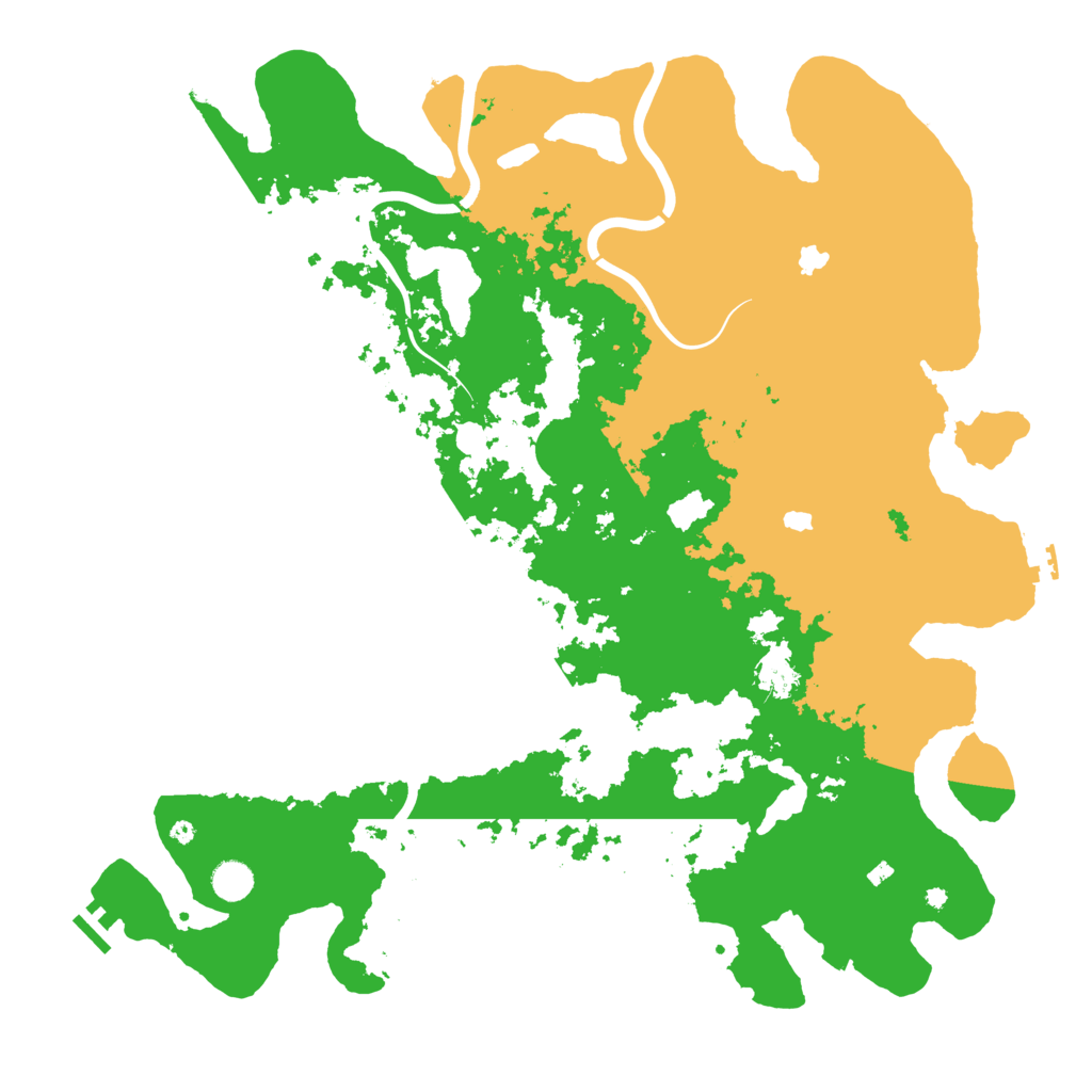 Biome Rust Map: Procedural Map, Size: 4700, Seed: 964205030