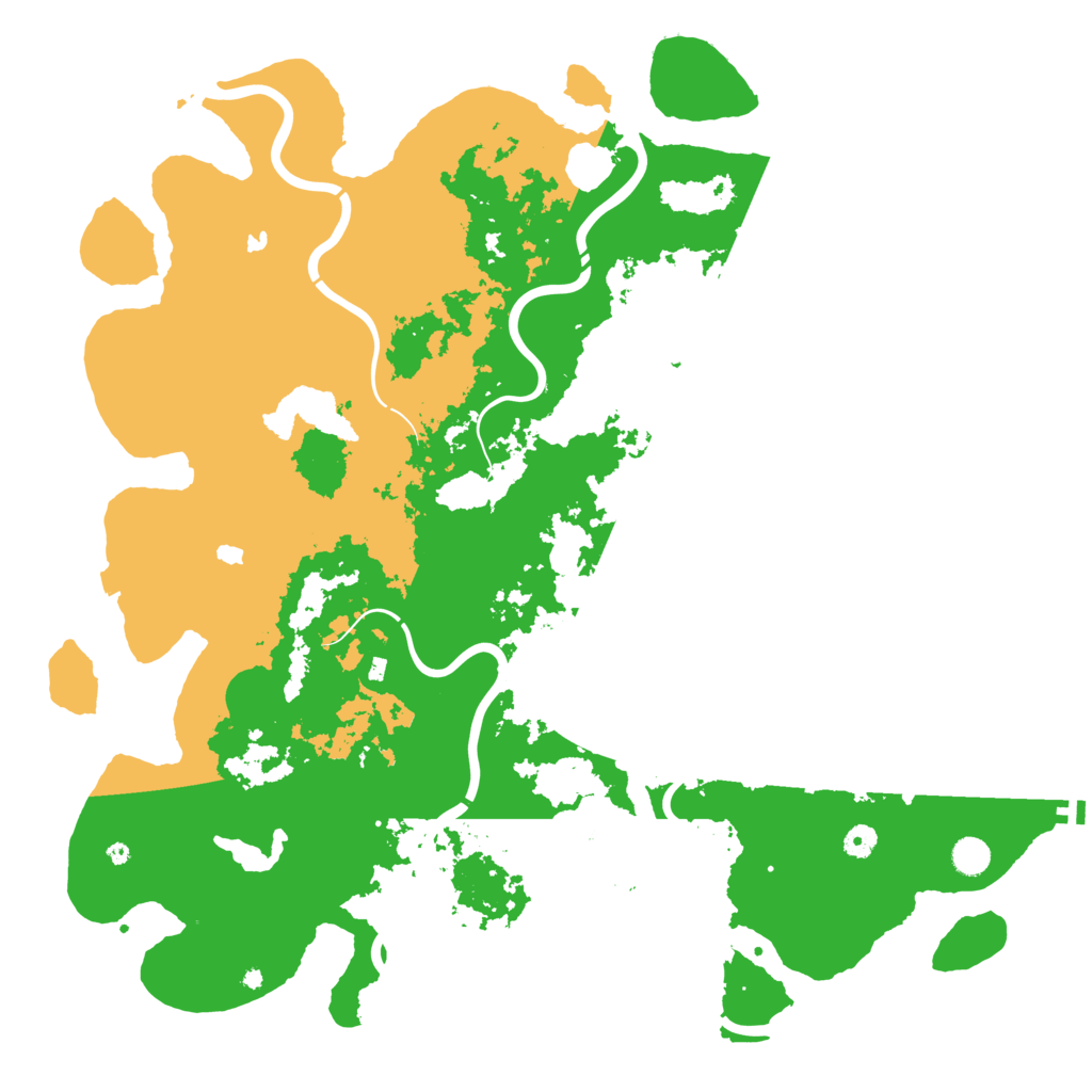 Biome Rust Map: Procedural Map, Size: 5000, Seed: 264091146
