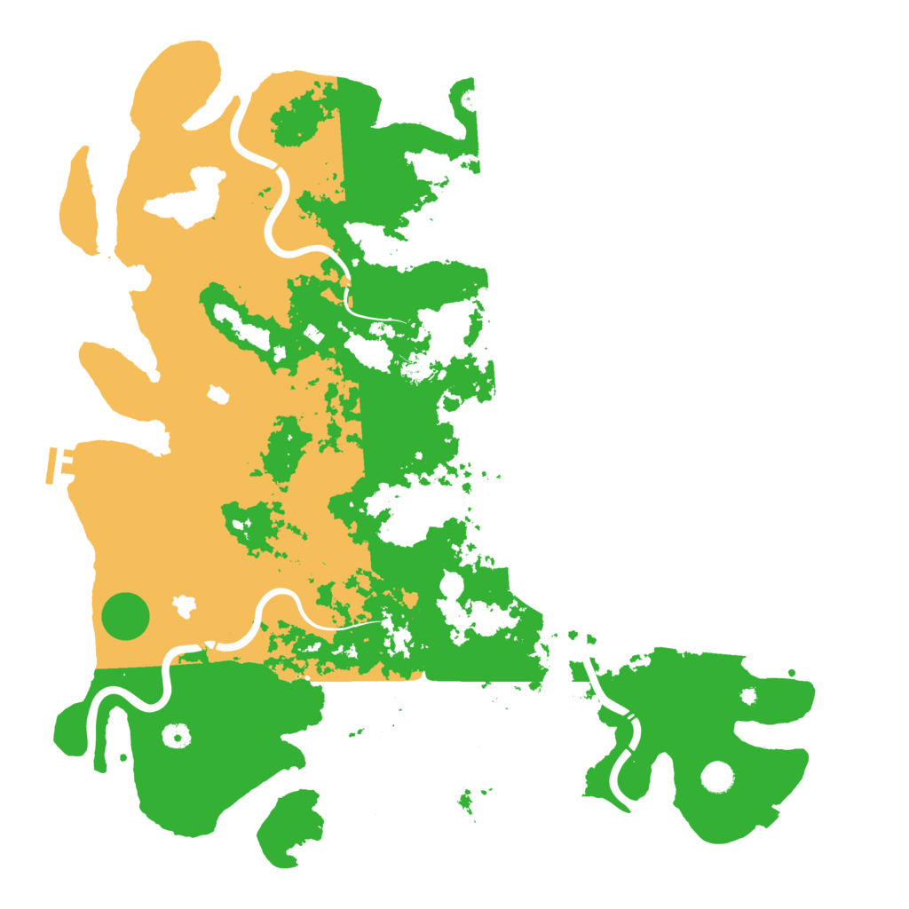 Biome Rust Map: Procedural Map, Size: 5000, Seed: 1950840824