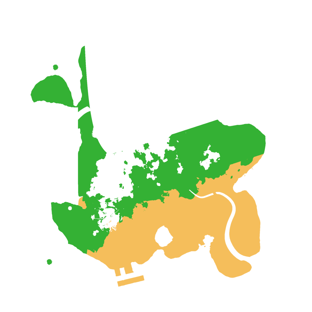 Biome Rust Map: Procedural Map, Size: 2350, Seed: 510417863