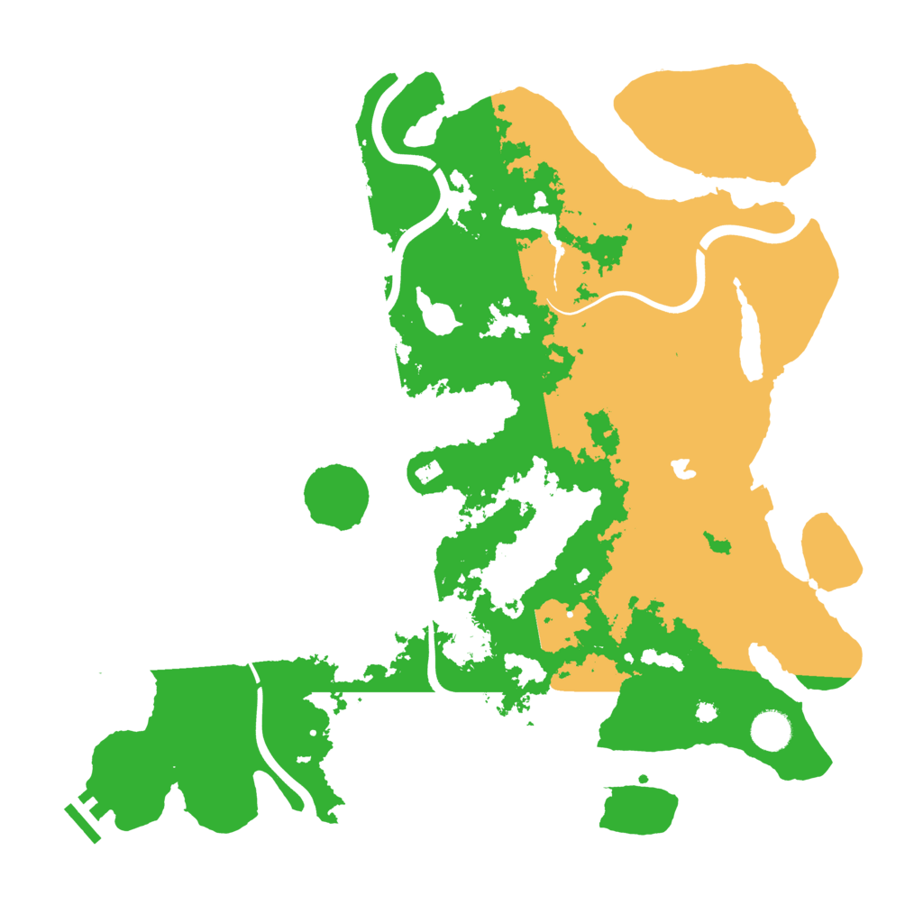 Biome Rust Map: Procedural Map, Size: 4000, Seed: 540560251