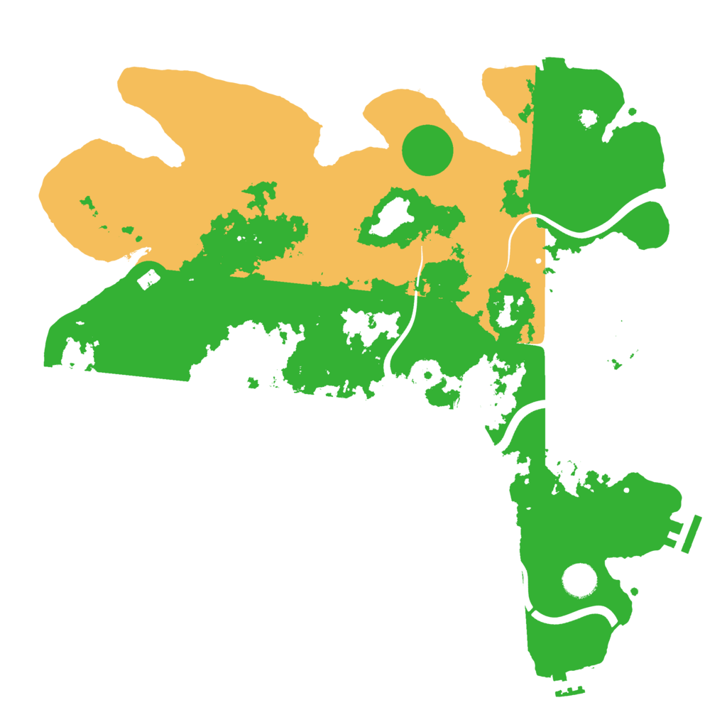 Biome Rust Map: Procedural Map, Size: 3750, Seed: 2098159692