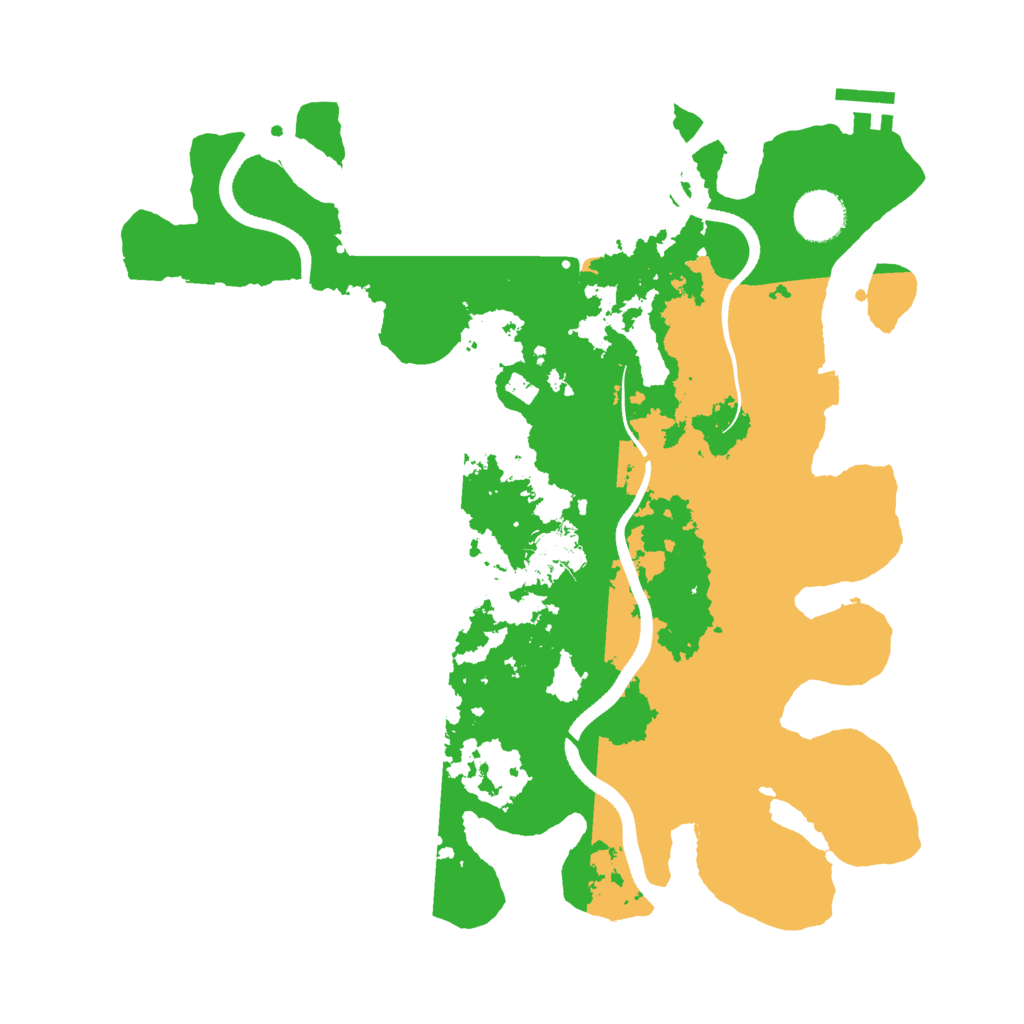 Biome Rust Map: Procedural Map, Size: 3500, Seed: 23581656