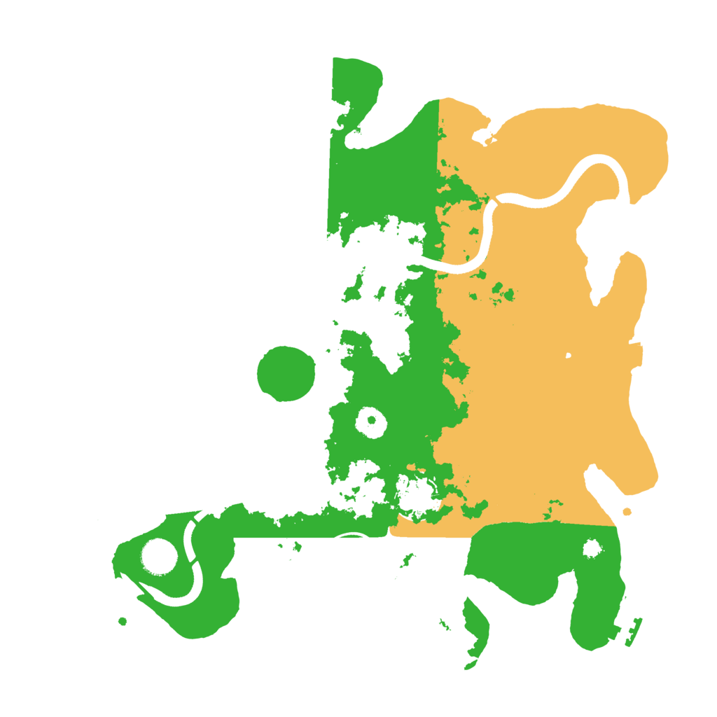 Biome Rust Map: Procedural Map, Size: 3500, Seed: 6016