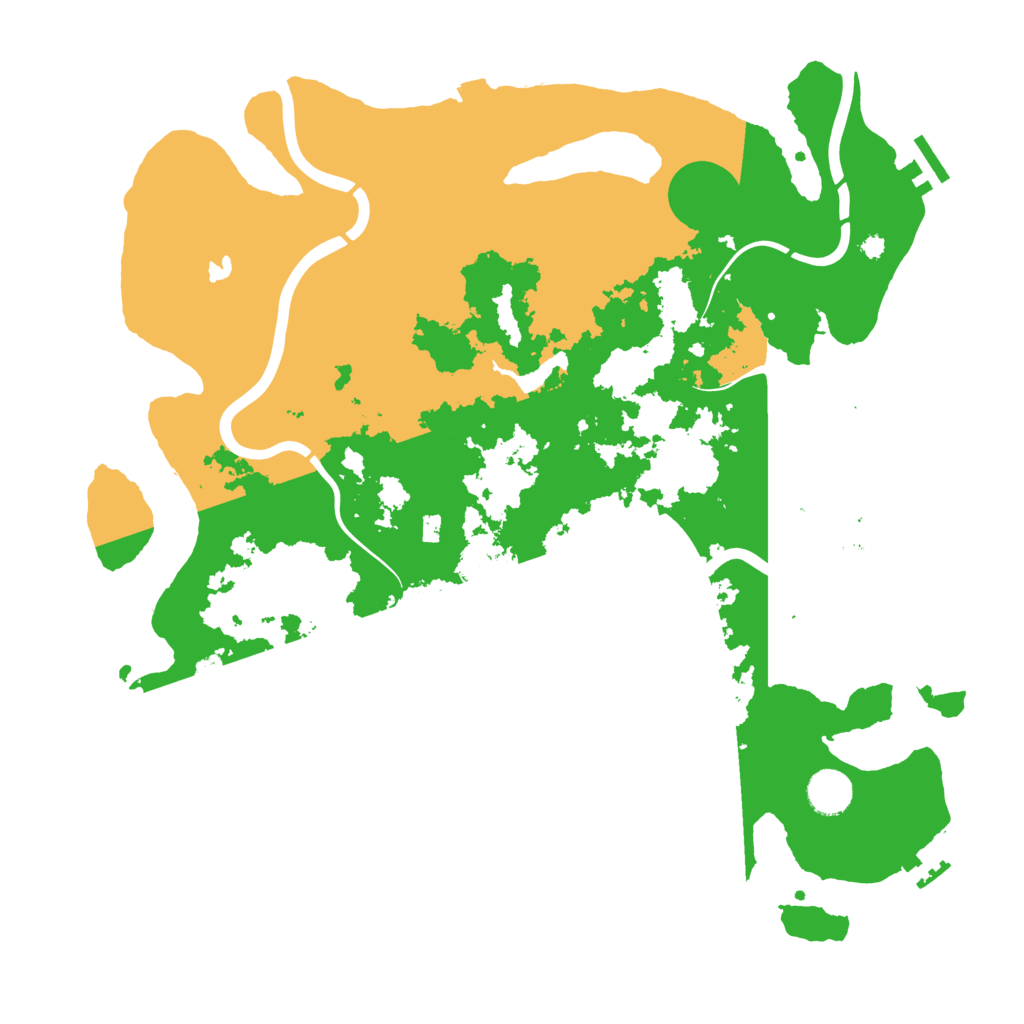 Biome Rust Map: Procedural Map, Size: 4000, Seed: 99343