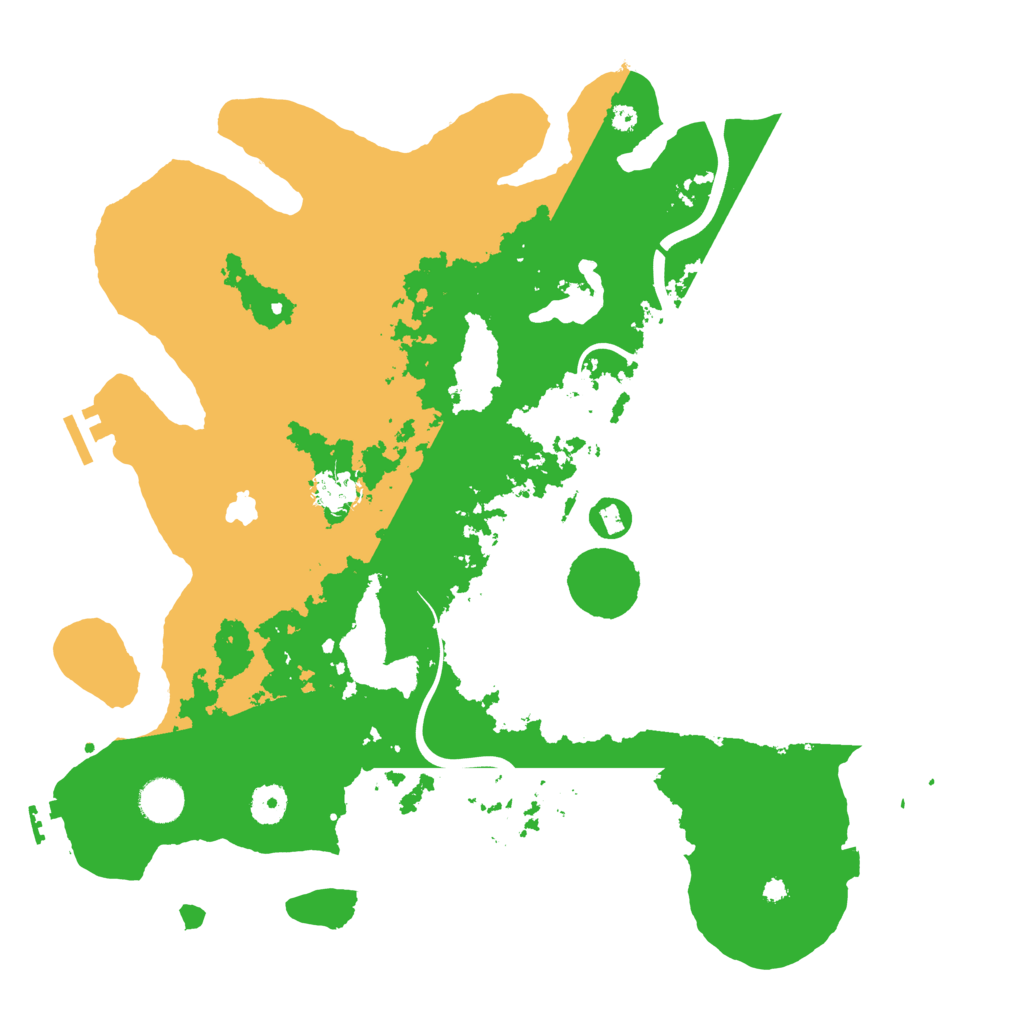 Biome Rust Map: Procedural Map, Size: 4000, Seed: 345734