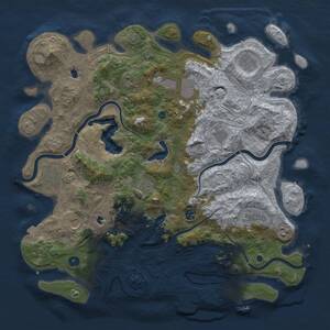 Thumbnail Rust Map: Procedural Map, Size: 4500, Seed: 4589714, 17 Monuments