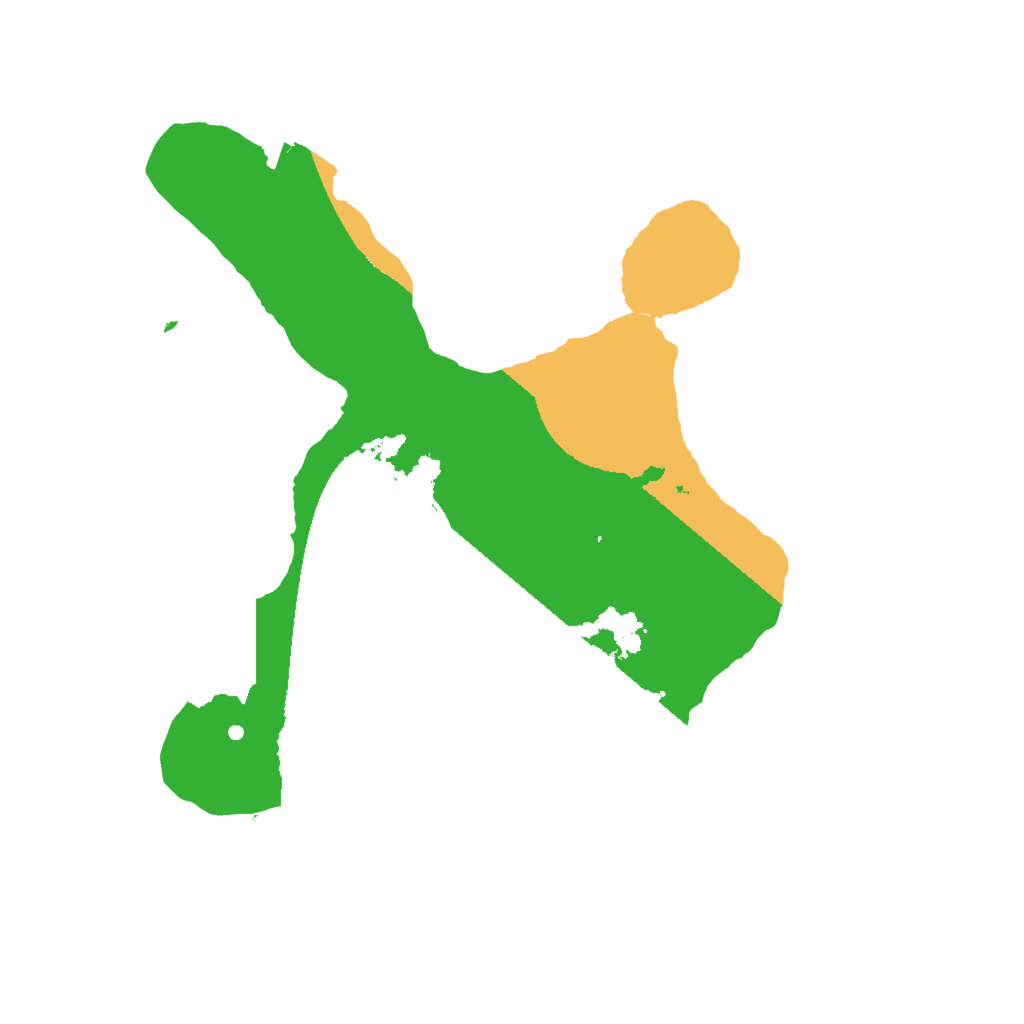 Biome Rust Map: Procedural Map, Size: 2000, Seed: 533547