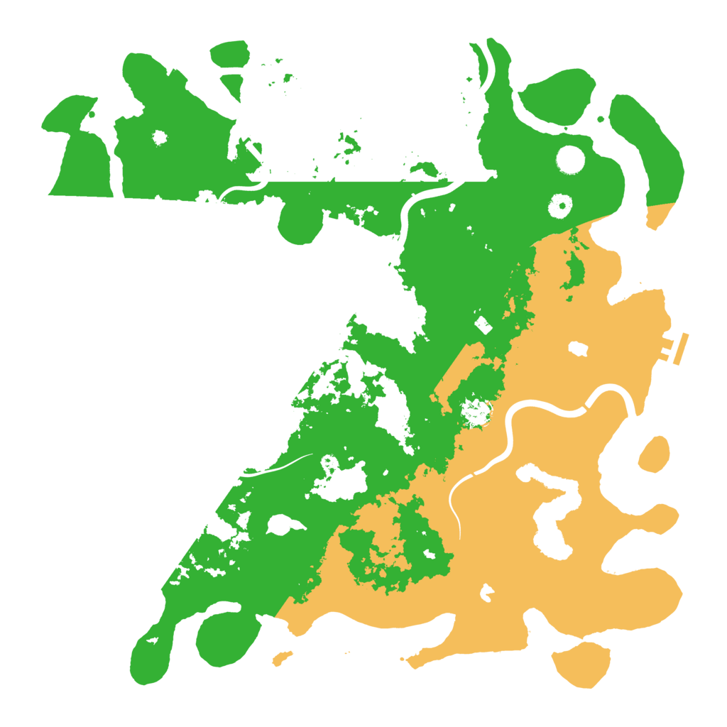 Biome Rust Map: Procedural Map, Size: 4500, Seed: 443467683