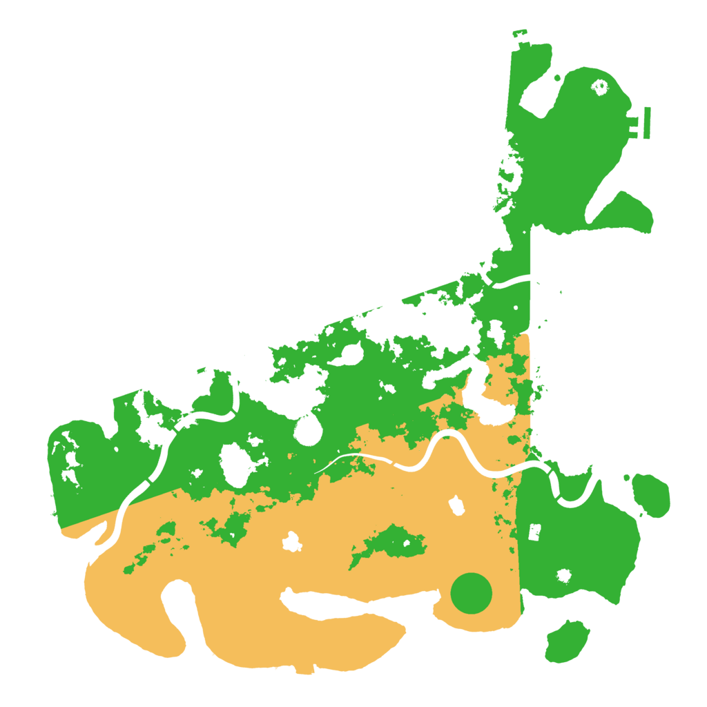 Biome Rust Map: Procedural Map, Size: 4500, Seed: 1909246627