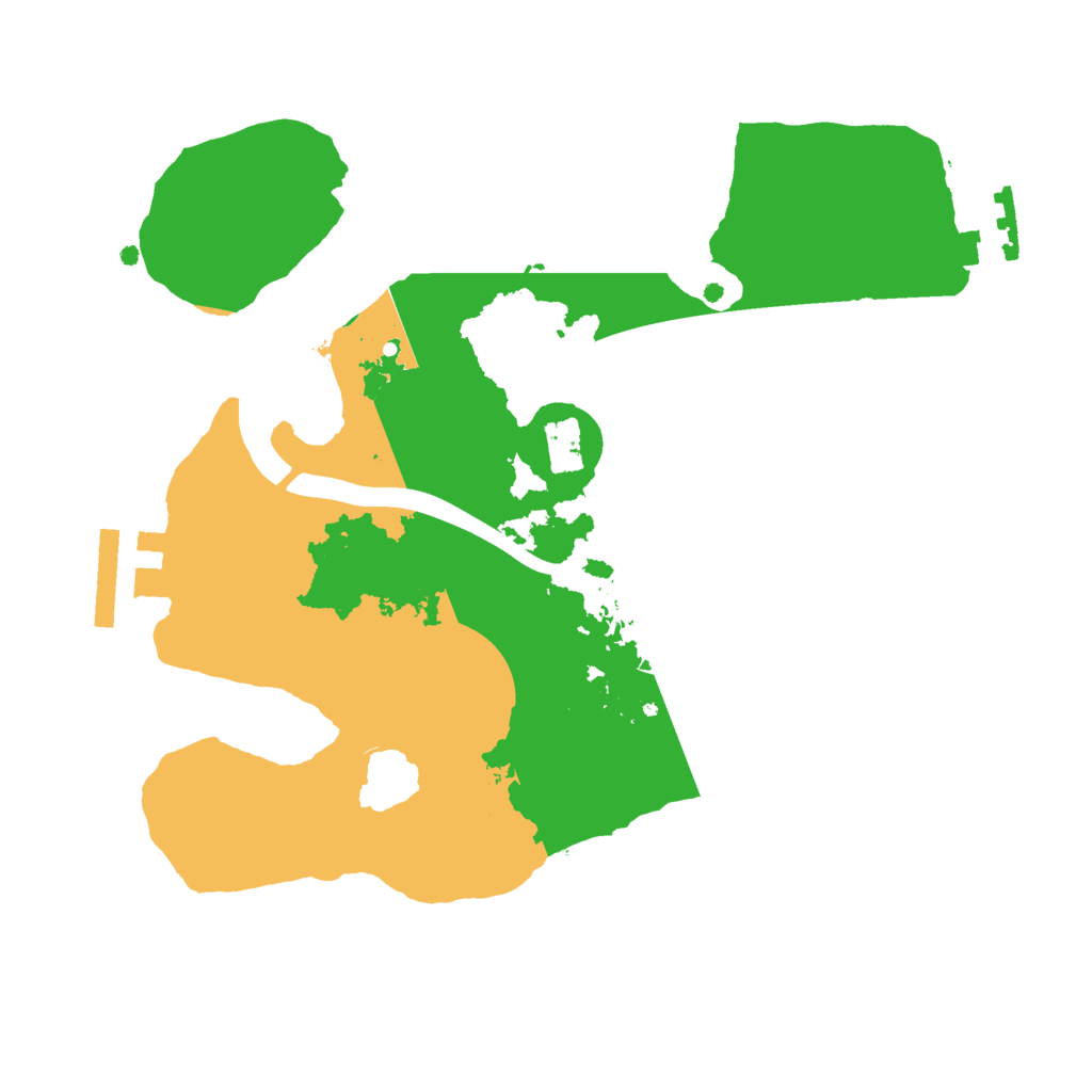 Biome Rust Map: Procedural Map, Size: 2250, Seed: 833295152