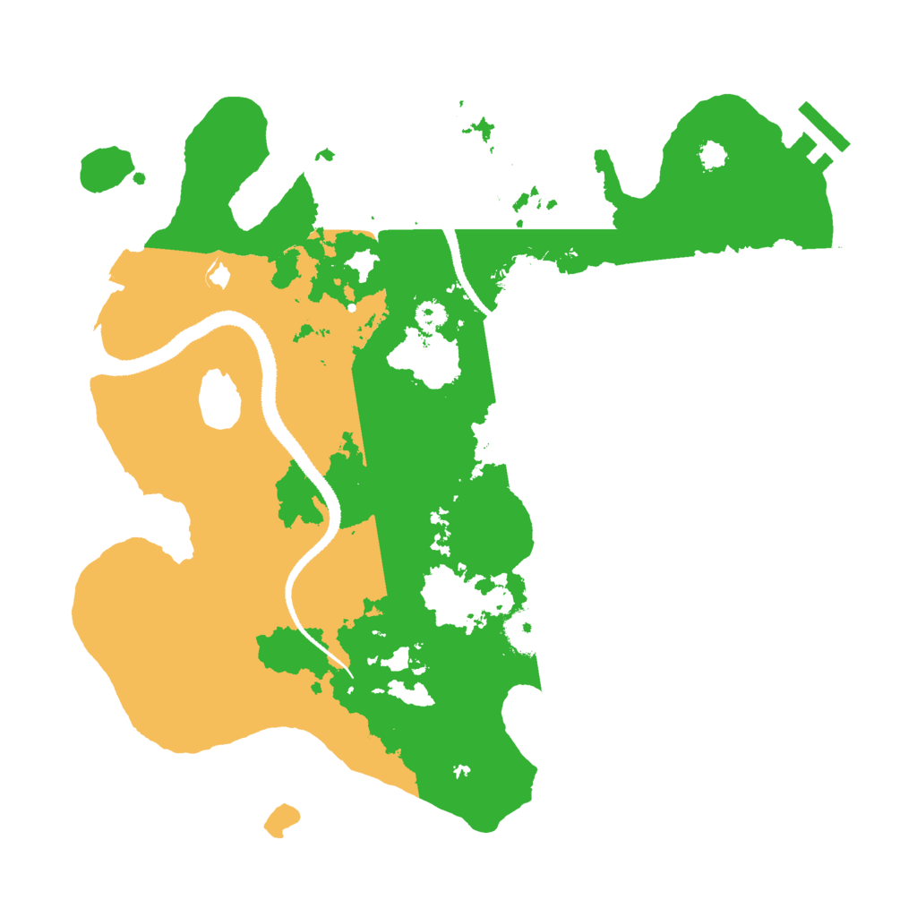 Biome Rust Map: Procedural Map, Size: 3000, Seed: 888222649