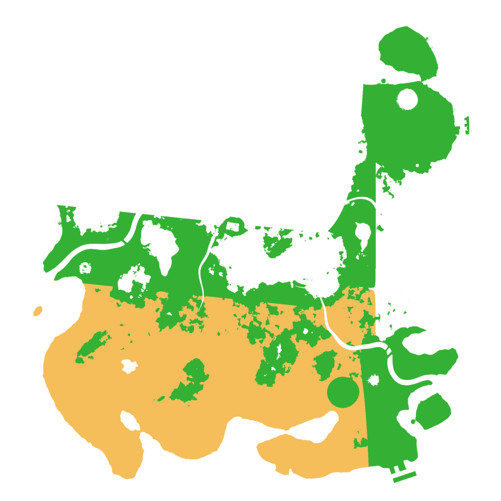 Biome Rust Map: Procedural Map, Size: 4250, Seed: 975663240
