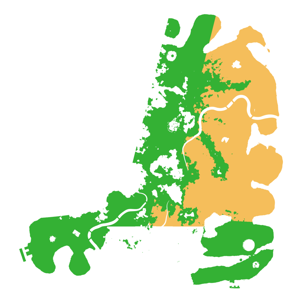 Biome Rust Map: Procedural Map, Size: 4500, Seed: 922596639