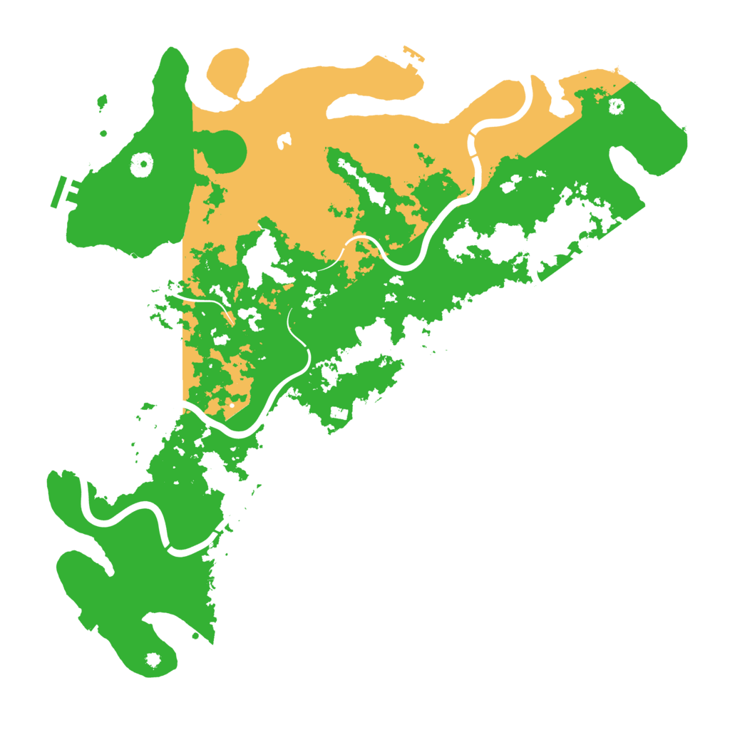 Biome Rust Map: Procedural Map, Size: 4500, Seed: 931789272