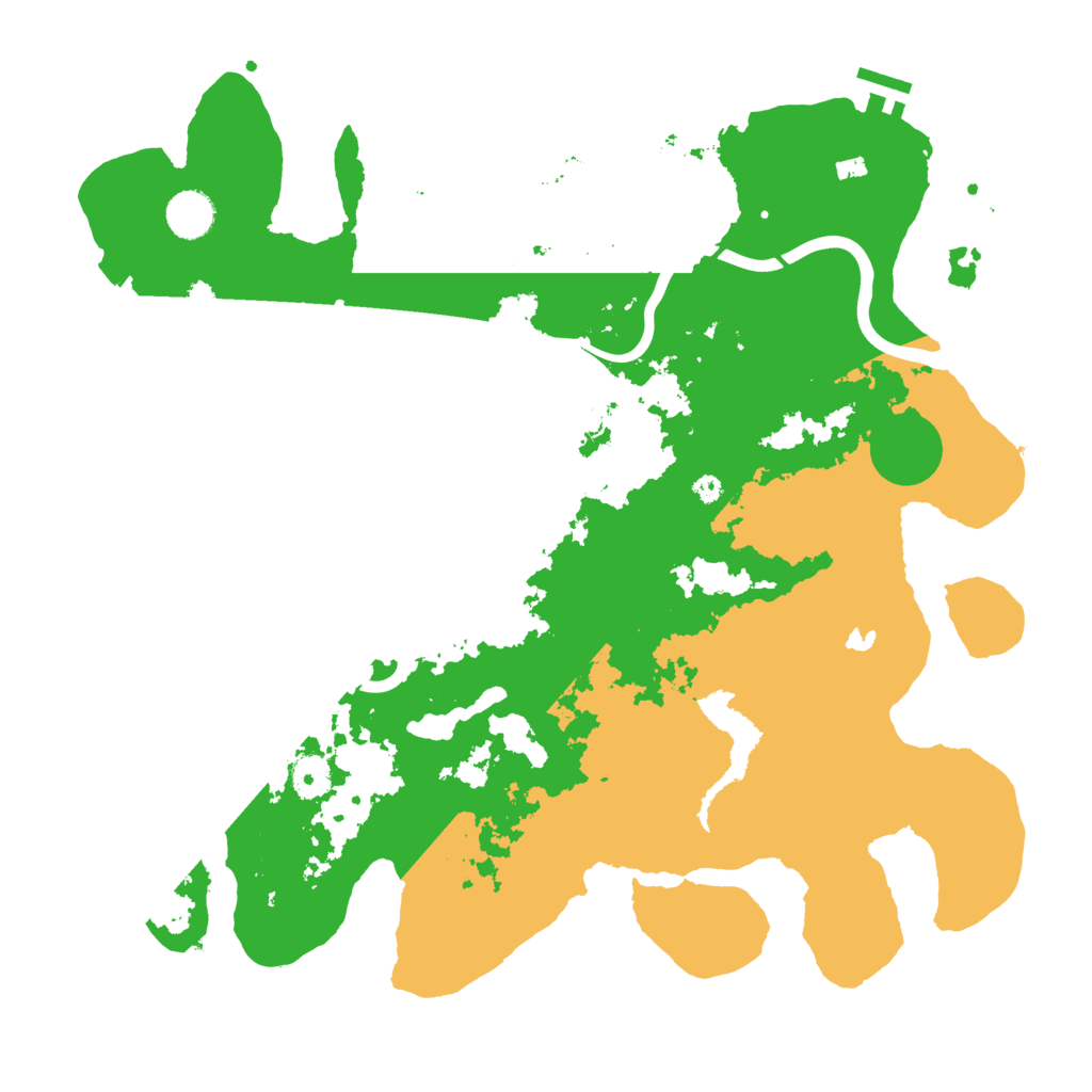 Biome Rust Map: Procedural Map, Size: 4000, Seed: 3121989