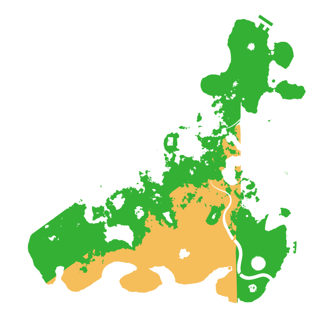 Biome Rust Map: Procedural Map, Size: 4000, Seed: 888999000