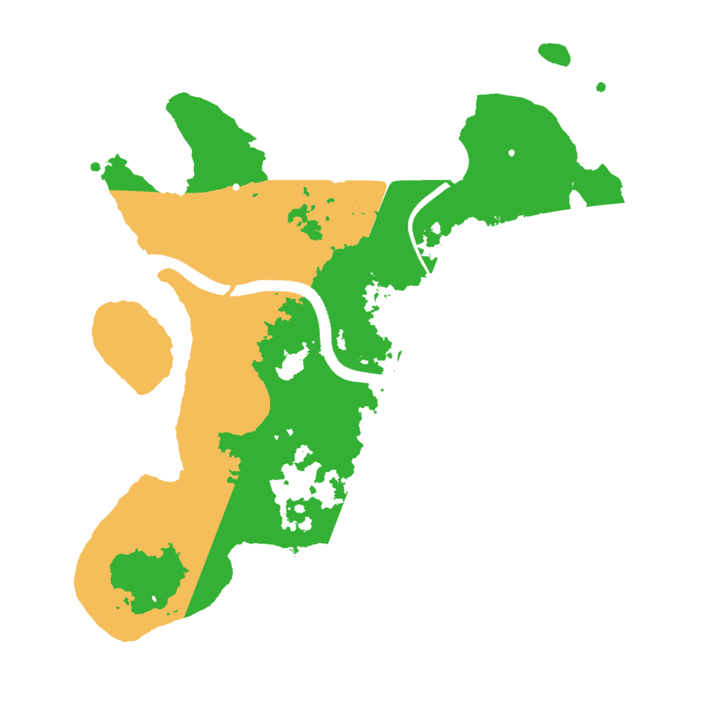 Biome Rust Map: Procedural Map, Size: 3000, Seed: 46175