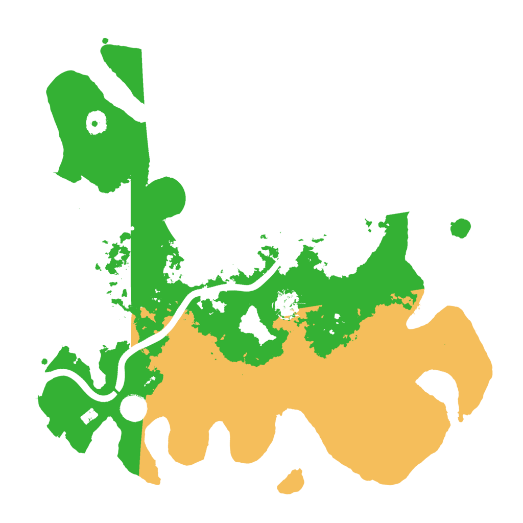 Biome Rust Map: Procedural Map, Size: 3500, Seed: 509219413