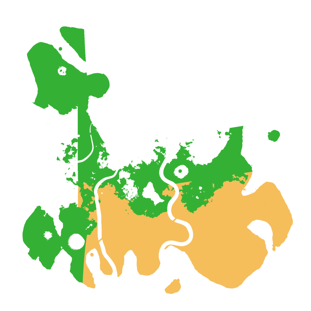 Biome Rust Map: Procedural Map, Size: 3500, Seed: 509219413