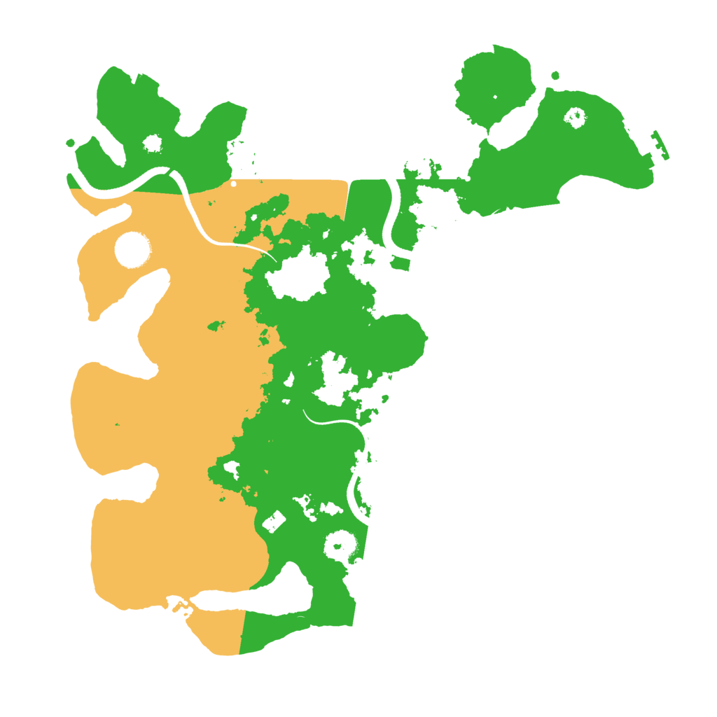 Biome Rust Map: Procedural Map, Size: 3500, Seed: 869454987