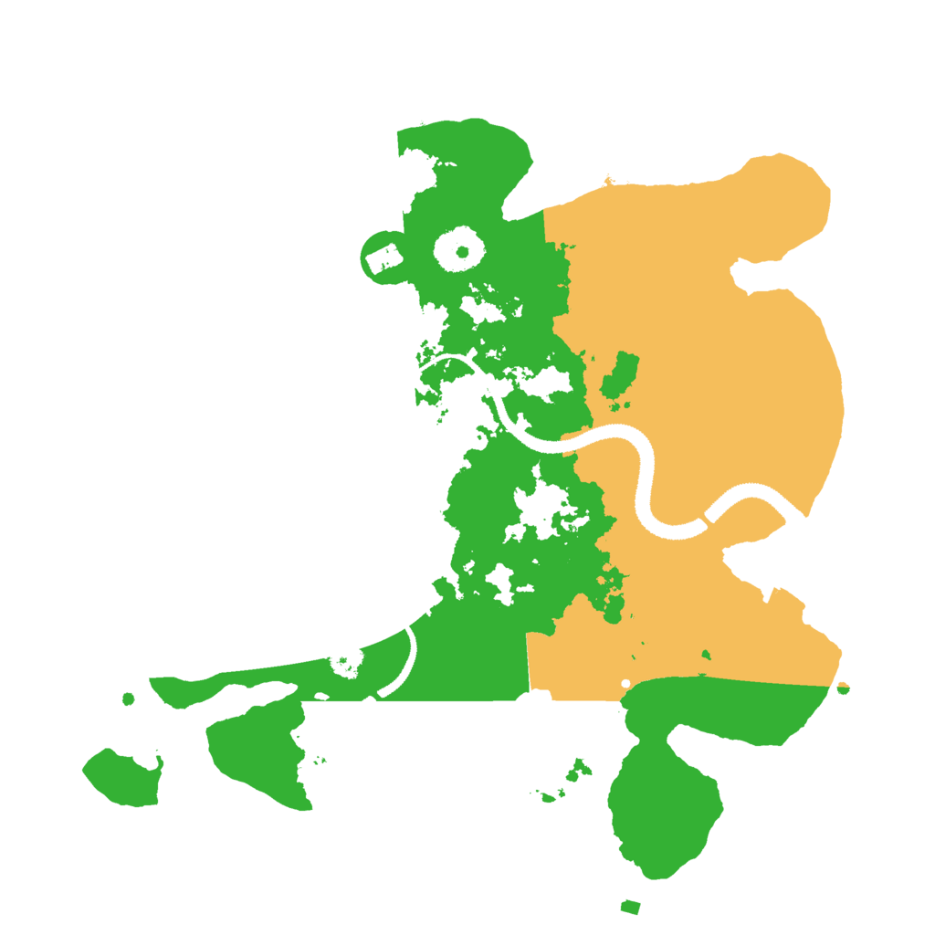 Biome Rust Map: Procedural Map, Size: 3000, Seed: 1311773021