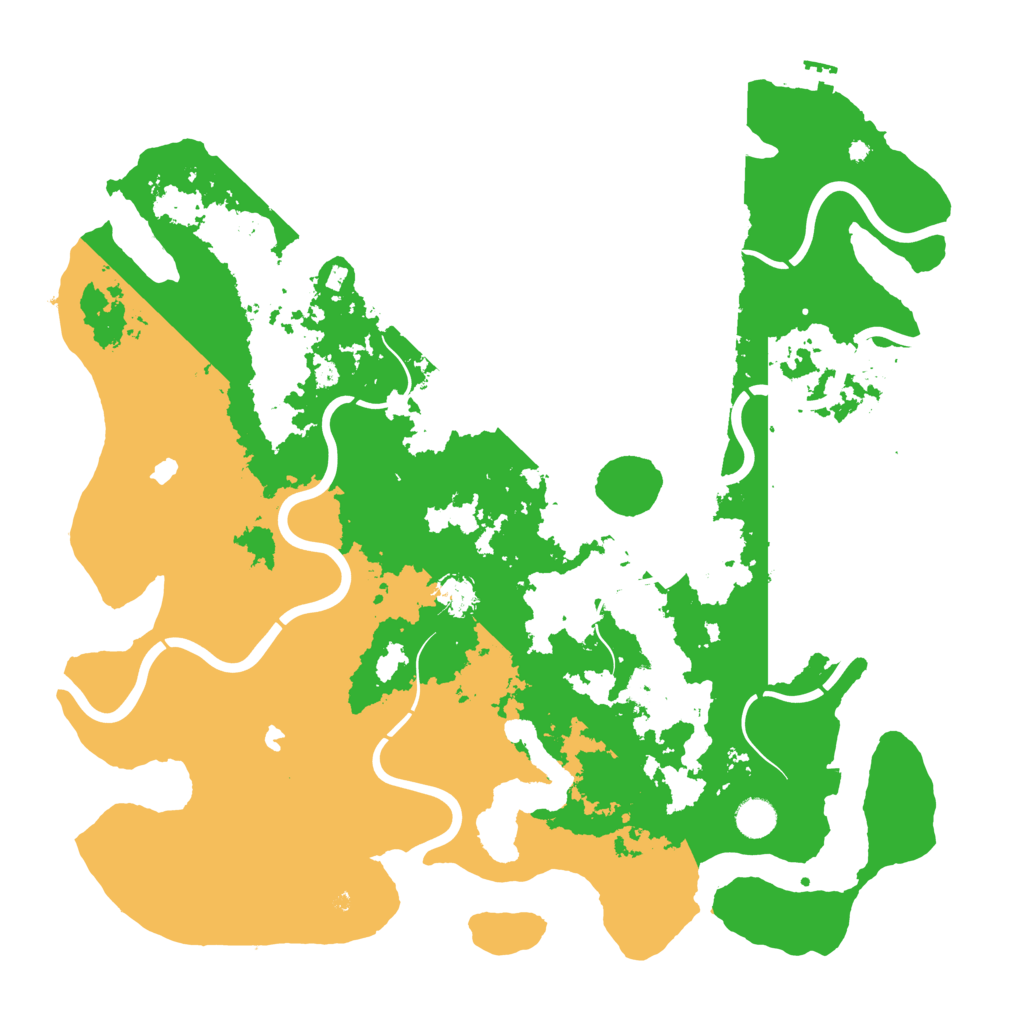 Biome Rust Map: Procedural Map, Size: 4500, Seed: 1872675118