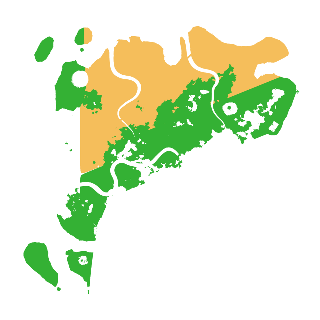 Biome Rust Map: Procedural Map, Size: 3500, Seed: 368534918