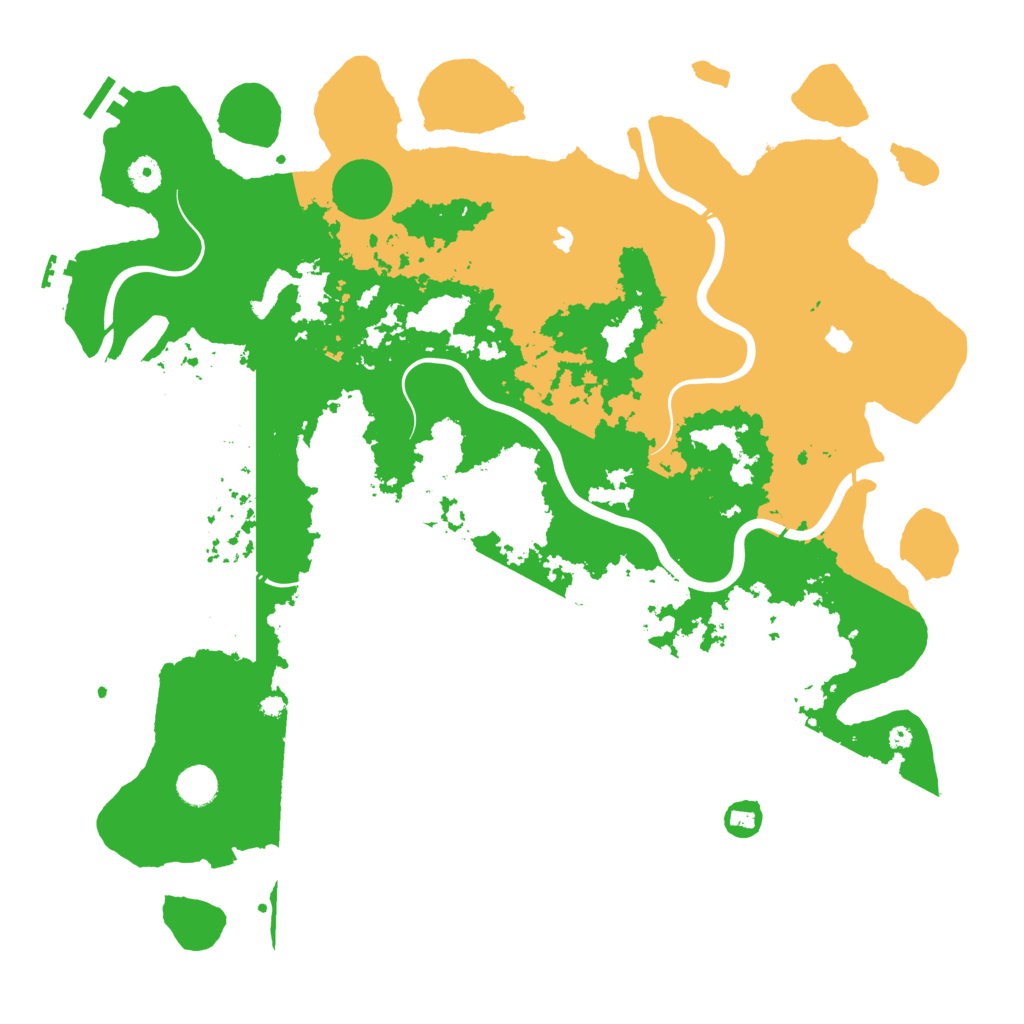 Biome Rust Map: Procedural Map, Size: 4500, Seed: 640346086