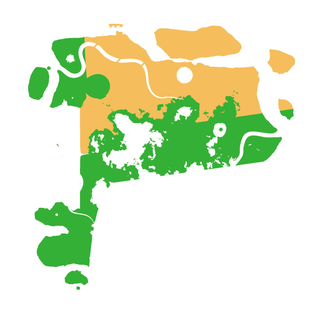 Biome Rust Map: Procedural Map, Size: 3500, Seed: 1371167270