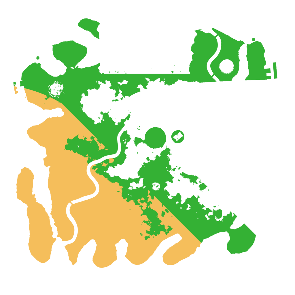 Biome Rust Map: Procedural Map, Size: 3690, Seed: 1716801796