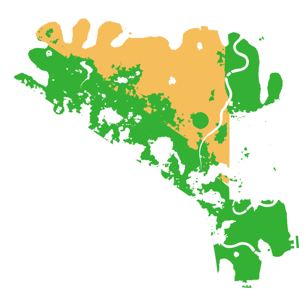 Biome Rust Map: Procedural Map, Size: 5000, Seed: 89060160